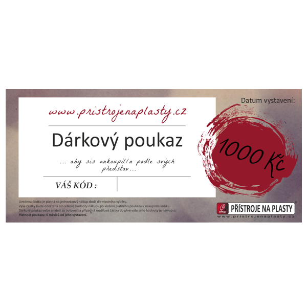 Dárkový poukaz 1000 Kč