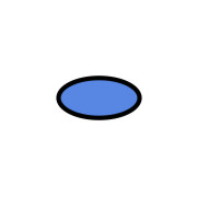 Drát PP oválný 5,8 mm (středně modrý)